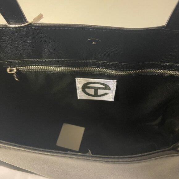 Large Shopping Bag - Black Telfar black medium shopping bag